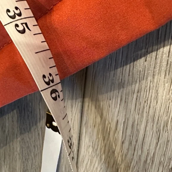 London Fog Men's Orange Puffer Jacket with Faux Fur Trim - Picture 11 of 13